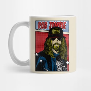 Rob Zombie Pop Art Comic Style Mug